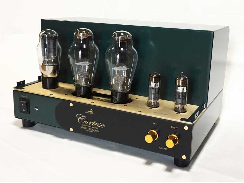 Shindo Laboratory Cortese 300B — single-ended power amplifier in the line's most-cited voicing.